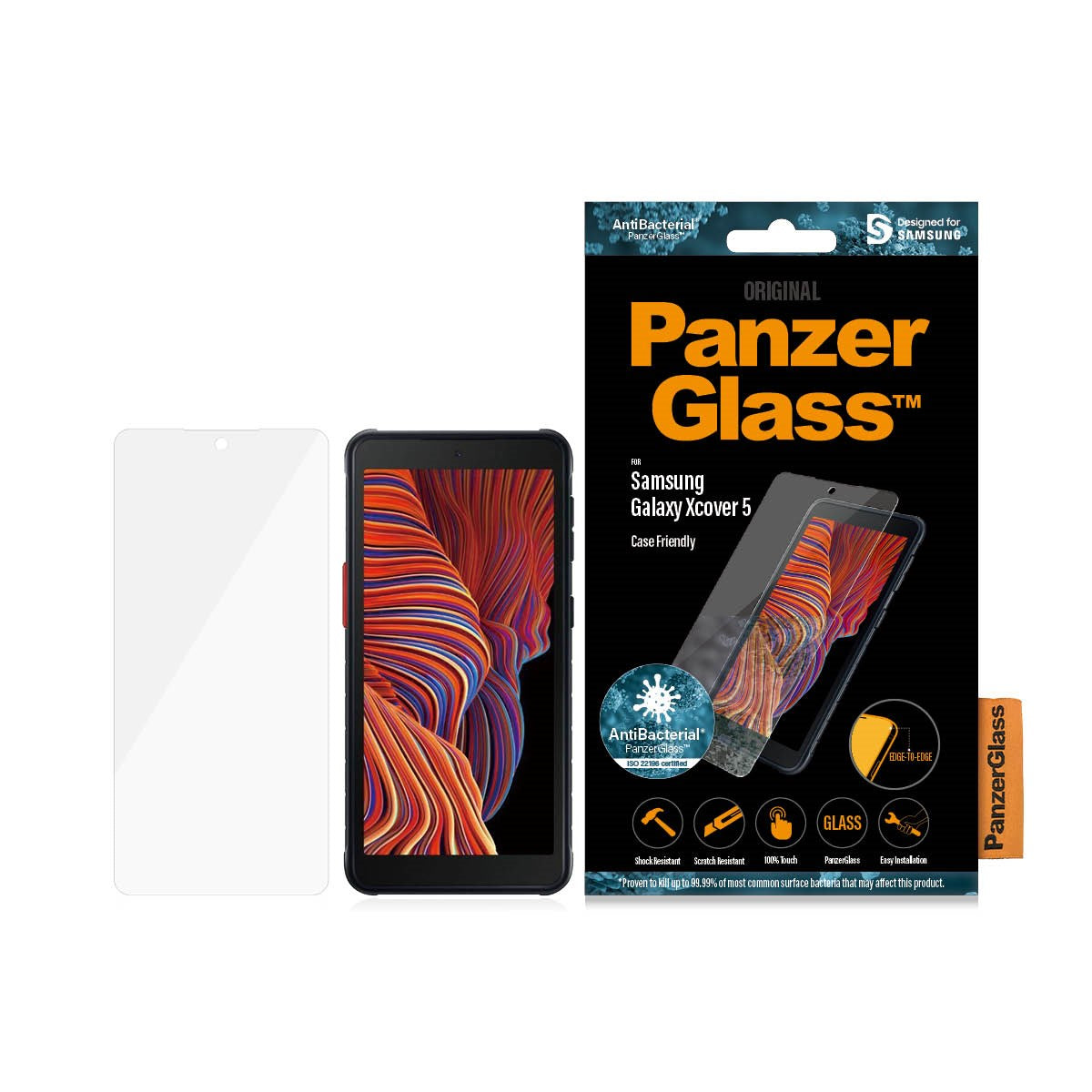 PanzerGlass® Displayschutz Samsung Galaxy Xcover 5